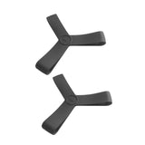 Maxbell Fin Keepers Easy Pull on Elastic Secure for Underwater Swimming Water Sports Black L 42 to 45