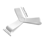 Maxbell Fin Keepers Easy Pull on Elastic Secure for Underwater Swimming Water Sports White S 35 to 38