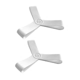 Maxbell Fin Keepers Easy Pull on Elastic Secure for Underwater Swimming Water Sports White S 35 to 38