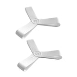 Maxbell Fin Keepers Easy Pull on Elastic Secure for Underwater Swimming Water Sports White S 35 to 38