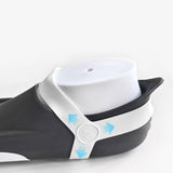 Maxbell Fin Keepers Easy Pull on Elastic Secure for Underwater Swimming Water Sports White S 35 to 38