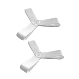 Maxbell Fin Keepers Easy Pull on Elastic Secure for Underwater Swimming Water Sports White M 39 to 41