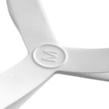 Maxbell Fin Keepers Easy Pull on Elastic Secure for Underwater Swimming Water Sports White M 39 to 41