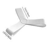 Maxbell Fin Keepers Easy Pull on Elastic Secure for Underwater Swimming Water Sports White L 42 to 45