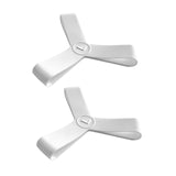 Maxbell Fin Keepers Easy Pull on Elastic Secure for Underwater Swimming Water Sports White L 42 to 45