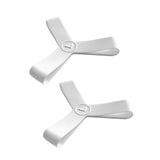 Maxbell Fin Keepers Easy Pull on Elastic Secure for Underwater Swimming Water Sports White L 42 to 45