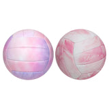 Maxbell Beach Volleyball Official Size 5 PVC Volley Ball for Competition Match Young Pink and Purple