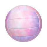 Maxbell Beach Volleyball Official Size 5 PVC Volley Ball for Competition Match Young Pink and Purple