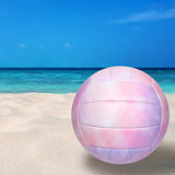 Maxbell Beach Volleyball Official Size 5 PVC Volley Ball for Competition Match Young Pink and Purple