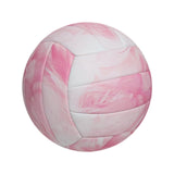 Maxbell Beach Volleyball Official Size 5 PVC Volley Ball for Competition Match Young Pink and White