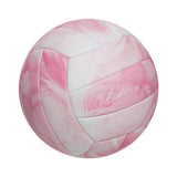 Maxbell Beach Volleyball Official Size 5 PVC Volley Ball for Competition Match Young Pink and White