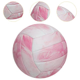Maxbell Beach Volleyball Official Size 5 PVC Volley Ball for Competition Match Young Pink and White