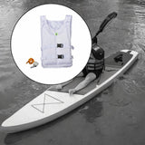 Maxbell Life Jacket Foldable Multipurpose Life Vest for Tubing Water Sports Swimming White