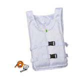 Maxbell Life Jacket Foldable Multipurpose Life Vest for Tubing Water Sports Swimming White