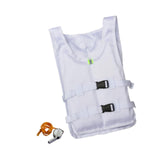 Maxbell Life Jacket Foldable Multipurpose Life Vest for Tubing Water Sports Swimming White