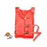 Maxbell Life Jacket Foldable Multipurpose Life Vest for Tubing Water Sports Swimming Red