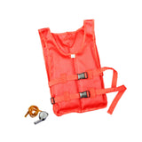 Maxbell Life Jacket Foldable Multipurpose Life Vest for Tubing Water Sports Swimming Red