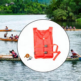 Maxbell Life Jacket Foldable Multipurpose Life Vest for Tubing Water Sports Swimming Red
