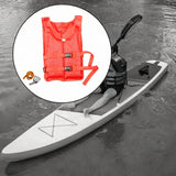 Maxbell Life Jacket Foldable Multipurpose Life Vest for Tubing Water Sports Swimming Red