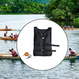 Maxbell Life Jacket Foldable Multipurpose Life Vest for Tubing Water Sports Swimming Black