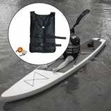 Maxbell Life Jacket Foldable Multipurpose Life Vest for Tubing Water Sports Swimming Black