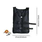 Maxbell Life Jacket Foldable Multipurpose Life Vest for Tubing Water Sports Swimming Black