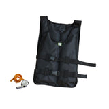 Maxbell Life Jacket Foldable Multipurpose Life Vest for Tubing Water Sports Swimming Black