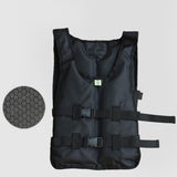 Maxbell Life Jacket Foldable Multipurpose Life Vest for Tubing Water Sports Swimming Black