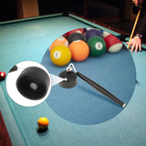 Maxbell Pool Chalk Holder Mini Round Shaped Generic Cue Chalk Snooker Chalk Tip Case