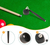 Maxbell Pool Chalk Holder Mini Round Shaped Generic Cue Chalk Snooker Chalk Tip Case