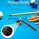 Maxbell Pool Chalk Holder Mini Round Shaped Generic Cue Chalk Snooker Chalk Tip Case