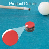 Maxbell Pool Cue Chalk Cube Lightweight Supplies Practical Billiard Pool Stick Chalk red