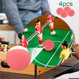 Maxbell 4x Foosball Balls for Foosball Tabletop Game for Adults Foosball Table Balls Red