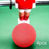 Maxbell 4x Foosball Balls for Foosball Tabletop Game for Adults Foosball Table Balls Red