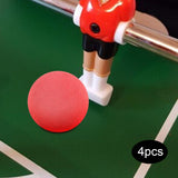Maxbell 4x Foosball Balls for Foosball Tabletop Game for Adults Foosball Table Balls Red