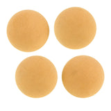 Maxbell 4x Foosball Balls for Foosball Tabletop Game for Adults Foosball Table Balls Yellow