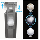Maxbell Golf Ball Washer Accs Ball Washing Machine for Outdoor Tournaments Traveling black