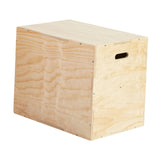 Maxbell Wood Plyo Box Multifunctional Plyometric Box for Lunges Conditioning Fitness 12x14x16inch