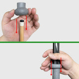 Maxbell Rubber Billiard Pool Cue Hand Grip Wrap Nonslip Rubber Grip for Professional Gray