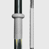 Maxbell Rubber Billiard Pool Cue Hand Grip Wrap Nonslip Rubber Grip for Professional Gray