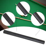 Maxbell Rubber Billiard Pool Cue Hand Grip Wrap Nonslip Rubber Grip for Professional Black