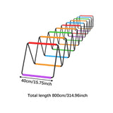 Maxbell Agility Ladder Workout Ladder Soccer Speed Ladder for Outdoor Sports Fitness 20 Grids