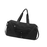 Maxbell Gym Duffle Bag with Shoe Compartment Nylon Gym Equipment for Fitness Workout Black