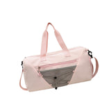 Maxbell Gym Duffle Bag with Shoe Compartment Nylon Gym Equipment for Fitness Workout Pink