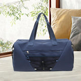 Maxbell Gym Duffle Bag with Shoe Compartment Nylon Gym Equipment for Fitness Workout Blue