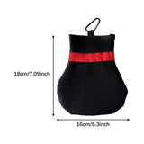 Maxbell Golf Balls Storage Bag Gifts Collecting Multipurpose Organizer for Men Women Red