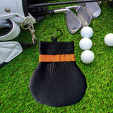 Maxbell Golf Balls Storage Bag Gifts Collecting Multipurpose Organizer for Men Women Orange