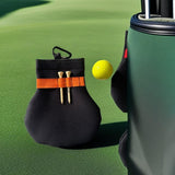 Maxbell Golf Balls Storage Bag Gifts Collecting Multipurpose Organizer for Men Women Orange