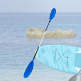 Maxbell Boat Paddle Aluminum Shaft Kayak Paddle for Canoeing Inflatable Boat Surfing Blue