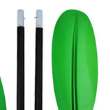 Maxbell Boat Paddle Aluminum Shaft Kayak Paddle for Canoeing Inflatable Boat Surfing Green